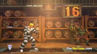 Super Street Fighter 4 Cody Bonus Stage Barrel HD Video screenshot 2