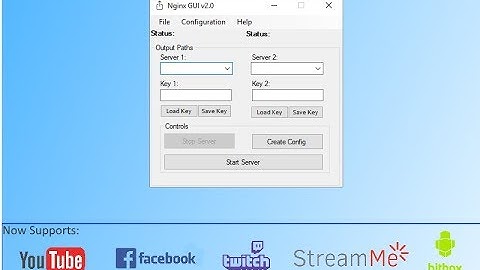 [Tutorial] Stream to 2 Locations at the same time with OBS. (NGinx GUI (Betav1)