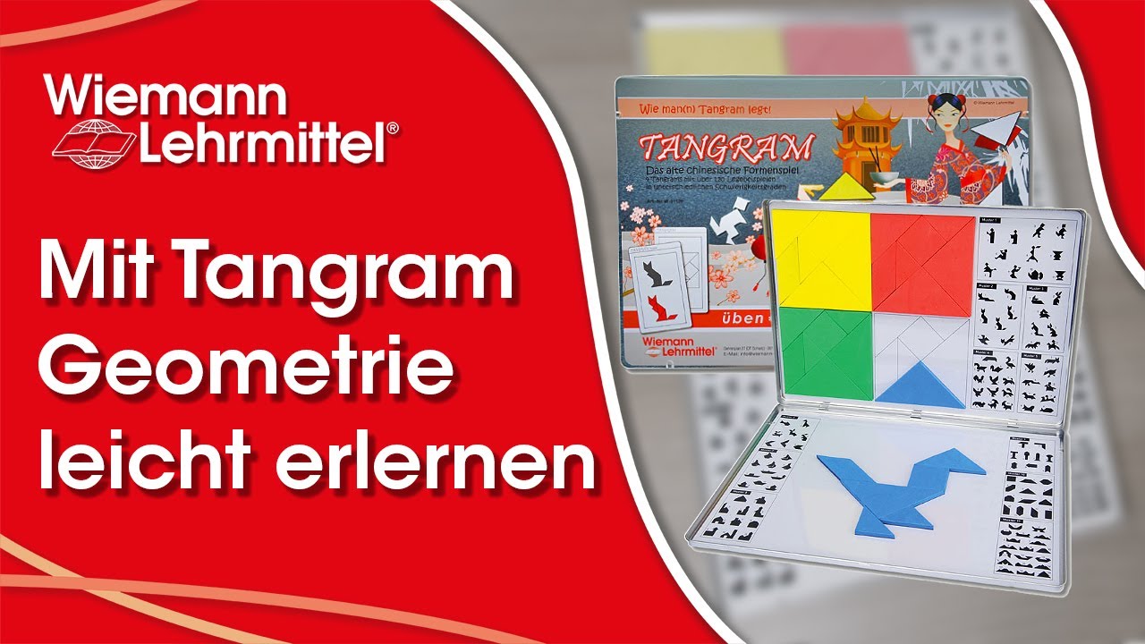 NIWWIN Magnetisches Tangram Aus Holz – 192 Rätsel, Montessori-Spielzeug, Reisespiel, Für Kinder (Rosa)