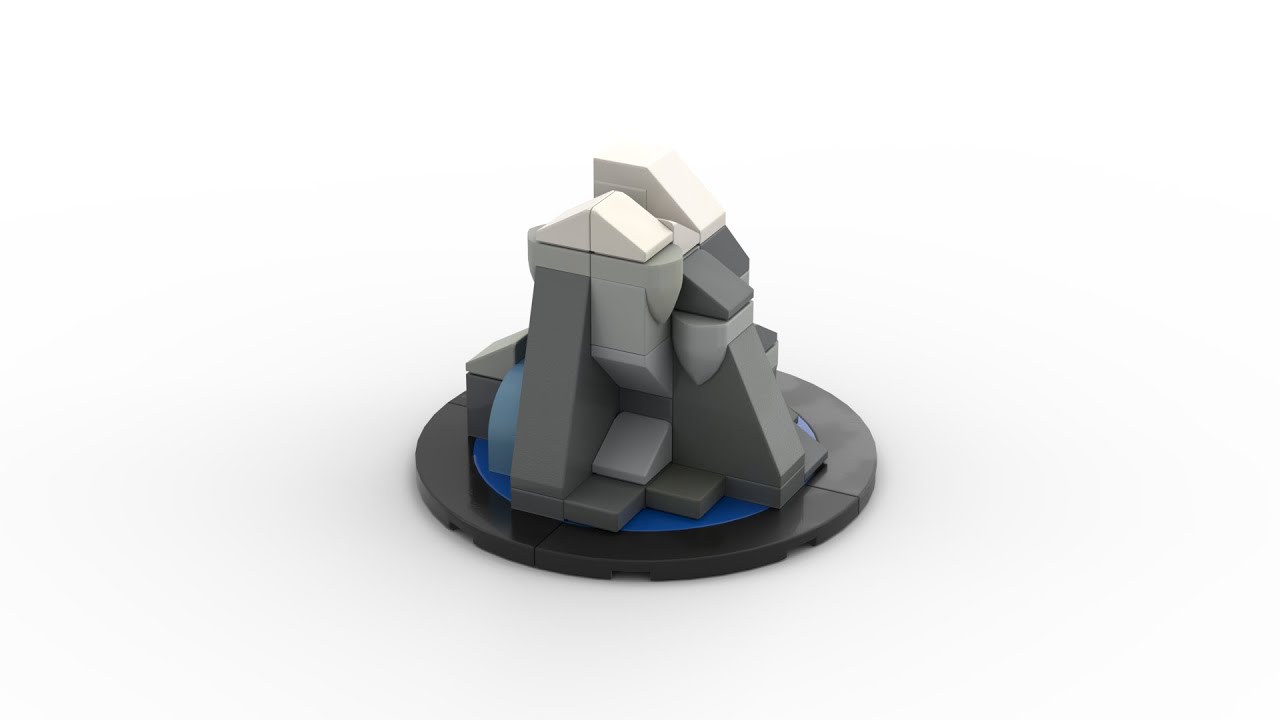 Lego Micro Mountain Build(102)