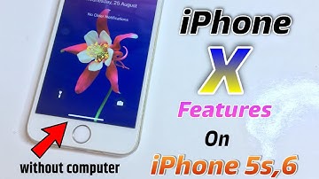 iPhone X Features in any iPhone 6,5s Without Computer 🔥🔥 iPhone X Swipe UP features in iPhone 6