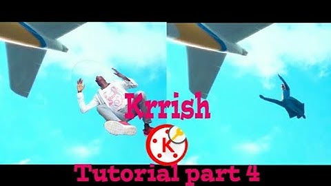 Kinemaster Tutorial Part 4/ Krrish 3 Reaction 1 / Hirthik Roshan Fight and aeroplane Action
