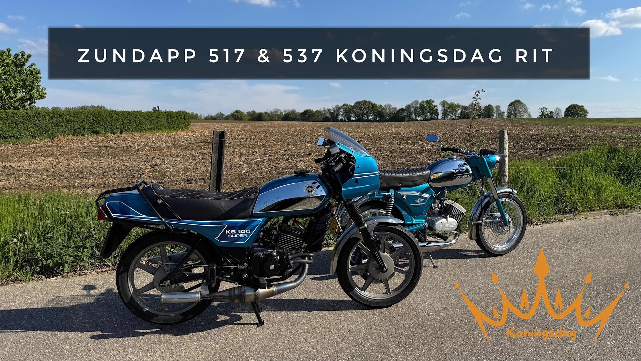 Zundapp 517 en 537 KS80 Koningsdag rit
