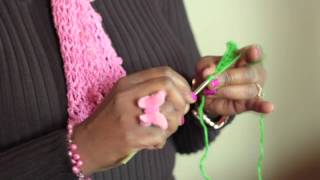 Making Ribbed Lines in Crochet @eHowArtsAndCrafts