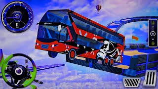 Ramp Bus Stunts Racing - Mega Ramp Bus Driving 3D - Android Gameplay screenshot 5