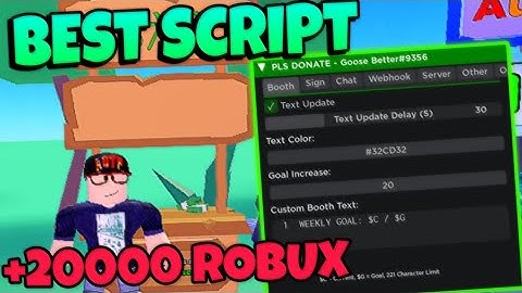 Hydrogen script | Plsdonate GUI