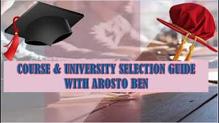 Career Guidance & University/Course Selection Guide