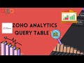 How to Create Query Table in Zoho Analytics.mp4
