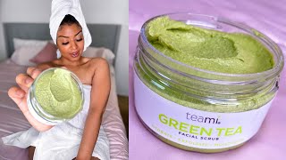 Teami Blends Green Tea Facial Scrub | REVIEW &amp; DEMO