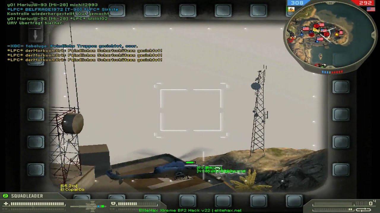 BF2 Helicopter TV Missile Ownage | Elitehax Xtreme v22