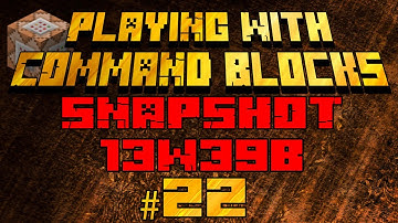 Playing With Command Blocks: Automatic Disappearing/Re-appearing Door Tutorial (Setblock 13w39b+)