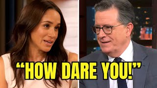Meghan Markle Fires Back at Stephen Colbert During Live Clash Profile