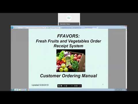 How to Order in FFAVORS