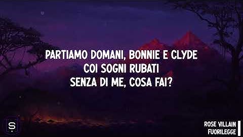 Rose Villain - fuorilegge (Testo 4K / Lyrics Video 4K) - Sanremo 2025