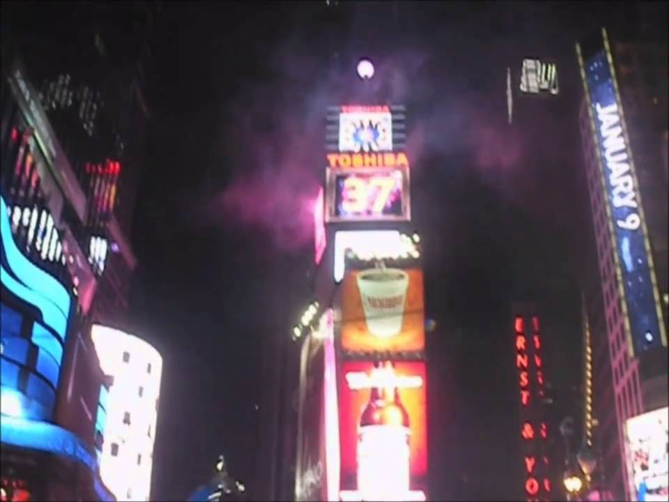 New York Time Square New Year Countdown 2011 YouTube