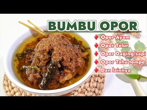 Resep Bumbu Opor