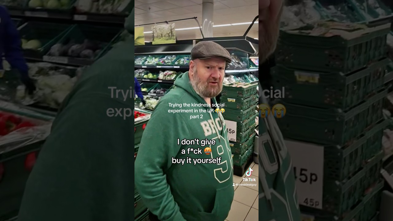 Trying the kindness social experiment in the UK😭😭 part 2 #funny #kindness