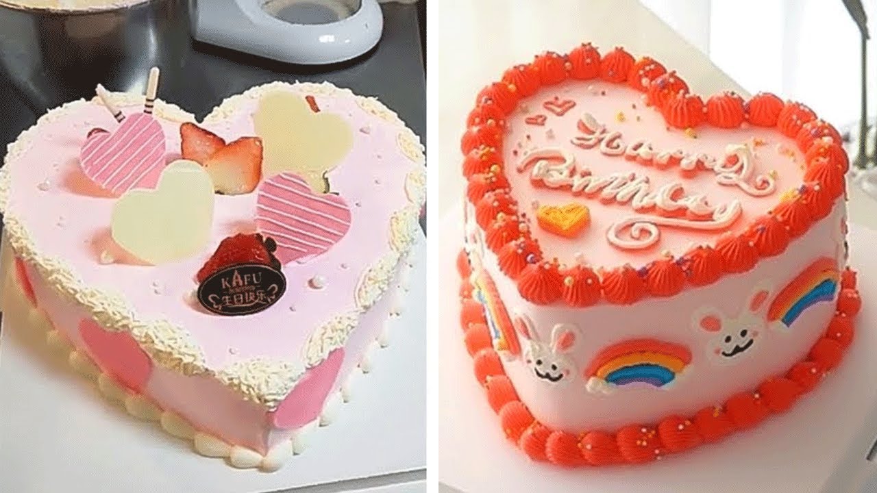 簡單的情人節蛋糕裝飾食譜的想法 Cake Decorating Ideas Tasty World 美味的世界 Youtube