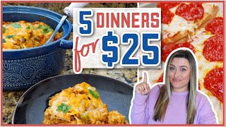 I CANT BELIEVE THIS MEAL ONLY COST 5 BUCKS!!  | Cheap Meal Ideas! | Cook Clean And Repeat