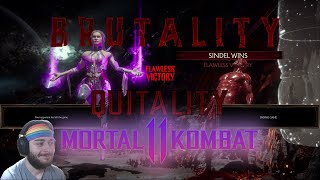 Forfeit's and Rage Quit's!! Mortal Kombat 11 #Sindel Matches #57