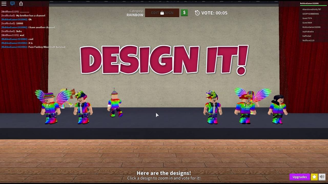 Design It, Roblox YouTube