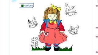 Free Online Coloring Book Page - Free Girl Games 1 screenshot 4