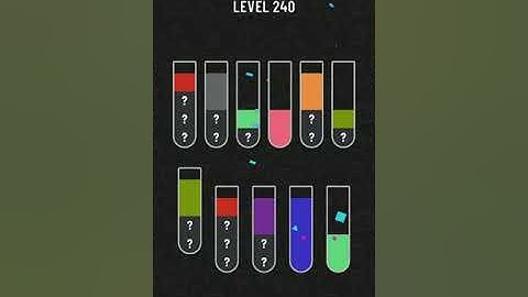 Water Sort Puzzle Level 240 | Level 240