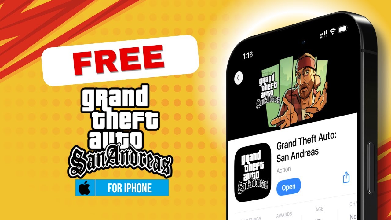 Free GTA San Andreas In Iphone Giveaway YouTube 