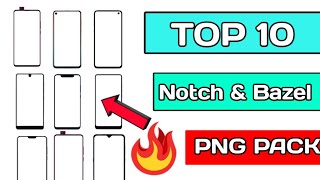Top 10 mobile Frame Png Pack For YouTube Videos ||Mobile Frame Png 🔥🔥