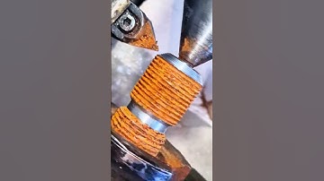 Satisfying Repair! Tool Restores Rusted Threads to Perfection! #satisfying #work #funny #relaxing