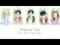 FlowBack - Without You [Kan/Rom/Eng] Color-coded lyrics