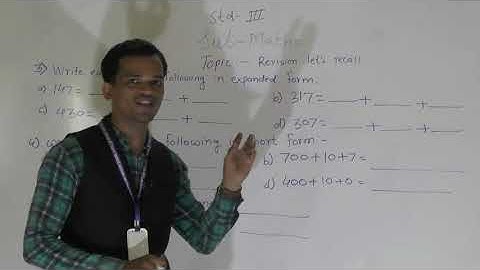 Class 3rd maths revision lets recall ex 1to 4