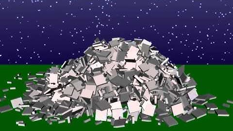 Blender Physics: Block Building Collapse