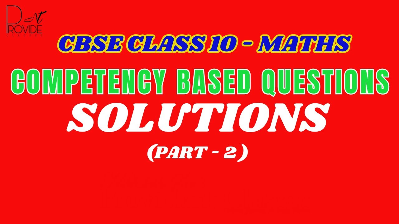 SOLUTIONS PART 2 CBQ YouTube