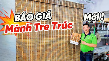 Báo giá rèm tre trúc khổ lớn - Mành tre che nắng cho cửa sổ