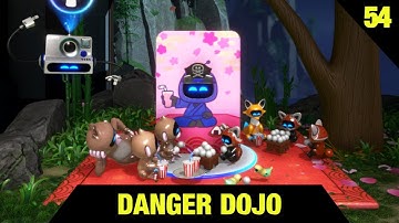 Astro Bot Walkthrough #54: Danger Dojo - All Puzzle Pieces & Bot Locations [4K]