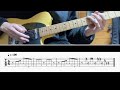 [TAB譜] ペパーミントガム(フレデリック) Guitar riff cover [ギター]