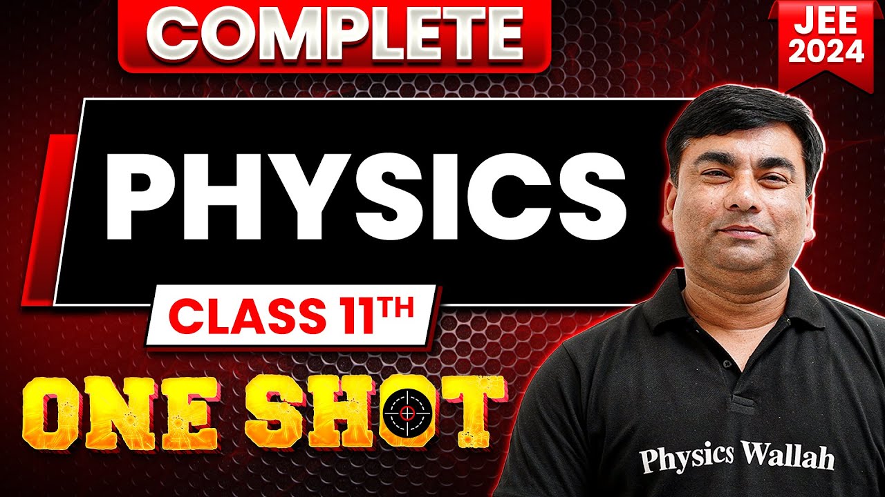 Complete PHYSICS in 1 Shot | Maha Revision - JEE Main 2024 - YouTube
