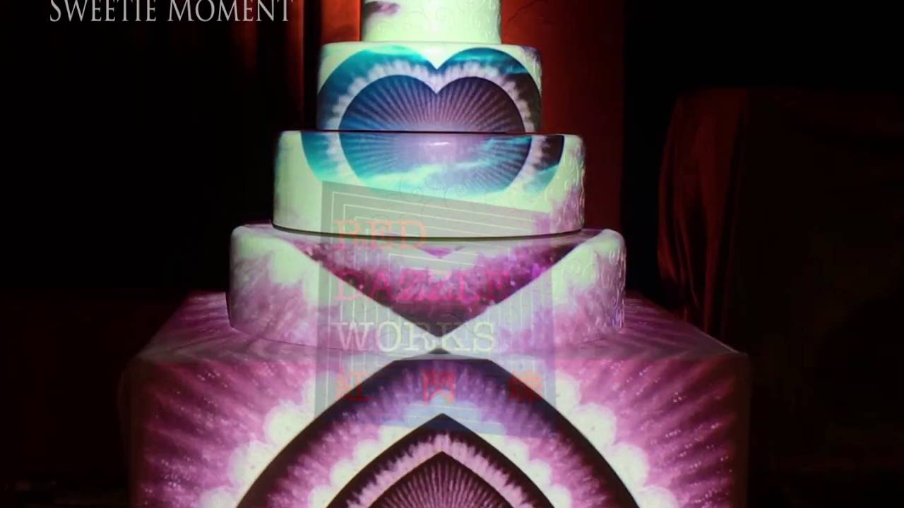Wedding Cake Projection "Sweetie Moment" by RDW YouTube