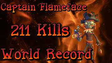 Captain Flameface 211 Kills World Record PvZ GW2
