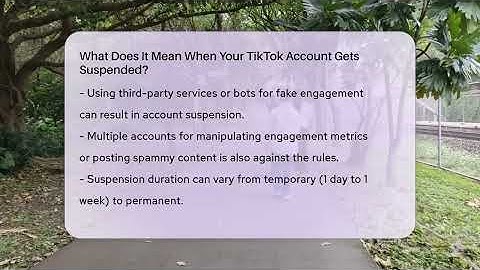 What Does It Mean When Your TikTok Account Gets Suspended? - Everyday-Networking