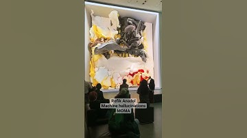 Site specific AI data sculpture : generative algorithm with real-time data animation on LED screen