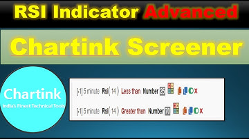 RSI (Advanced) SCANNER USING CHARTINK | RSI indicator hindi | intraday stocki selection