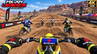 Suzuki RM-Z250 Desert Wave track Extreme Offroad Race - MX vs ATV Legends | Realistic Gameplay screenshot 4
