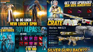 Bgmi New Gilded Lucky Spin Crate Opening | Next Premium Crate Bgmi | A7 Royal Pass | Bgmi New Update