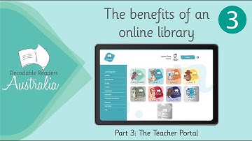 A Decodable Online Library with A Difference! Part 3 The Teacher Portal