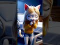Cat mom rescues her kitten  #shorts #aiart #cat #trending