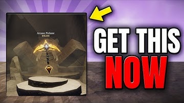 How To Get Arcane Pickaxe In The Forge Roblox #roblox #theforge