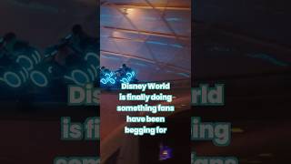 Tron drops Virtual Queue at Disney World 🏍️ #disneyworld