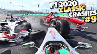 F1 2020 CLASSIC CRASHES #9 screenshot 5
